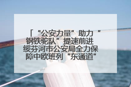 “公安力量”助力“钢铁驼队”提速前进 绥芬河市公安局全力保障中欧班列“东通道”绥芬河隧道贯通
