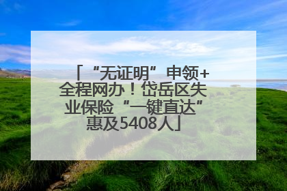 “无证明”申领+全程网办！岱岳区失业保险“一键直达”惠及5408人