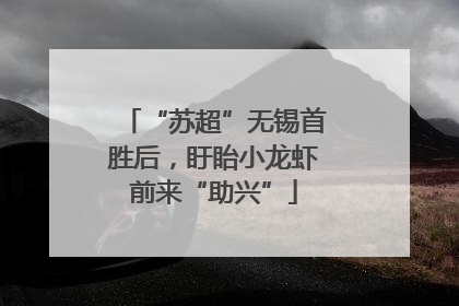 “苏超”无锡首胜后，盱眙小龙虾前来“助兴”