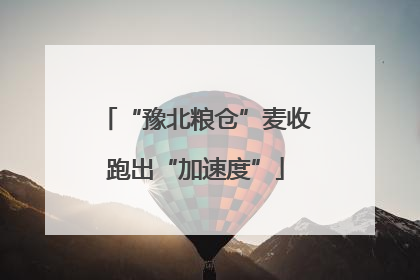 “豫北粮仓”麦收跑出“加速度”