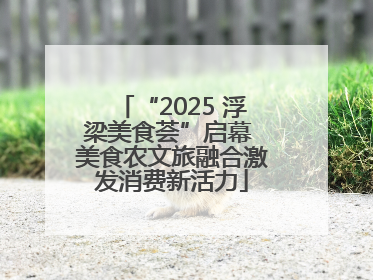 “2025 浮梁美食荟”启幕 美食农文旅融合激发消费新活力