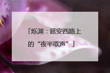 烁渊：延安西路上的“夜半歌声”