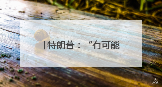 特朗普：“有可能”介入以伊冲突