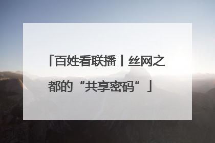 百姓看联播丨丝网之都的“共享密码”