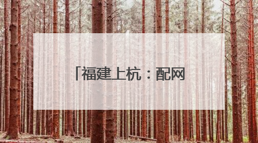 福建上杭：配网建设“加速跑”，迎峰度夏添保障