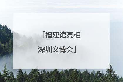福建馆亮相深圳文博会