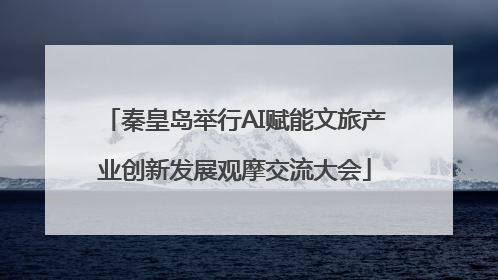 秦皇岛举行AI赋能文旅产业创新发展观摩交流大会