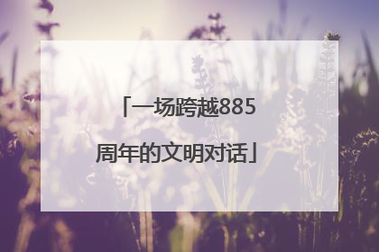 一场跨越885周年的文明对话