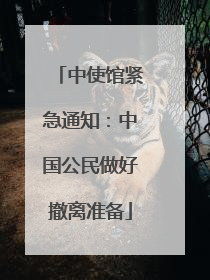 中使馆紧急通知：中国公民做好撤离准备