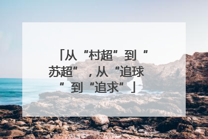 从“村超”到“苏超”，从“追球”到“追求”