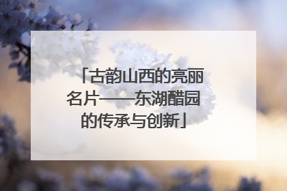 古韵山西的亮丽名片——东湖醋园的传承与创新