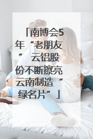 南博会5年“老朋友” 云铝股份不断擦亮云南制造“绿名片”