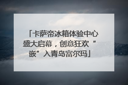 卡萨帝冰箱体验中心盛大启幕，创意狂欢“嵌”入青岛富尔玛