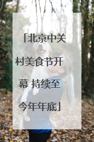 北京中关村美食节开幕 持续至今年年底