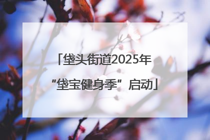 垡头街道2025年“垡宝健身季”启动