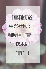 垦利街道中兴社区：温暖相“育” 快乐启“萌”
