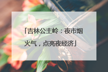 吉林公主岭：夜市烟火气，点亮夜经济