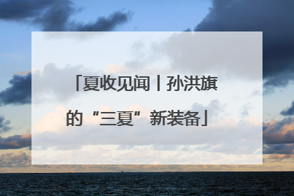 夏收见闻丨孙洪旗的“三夏”新装备