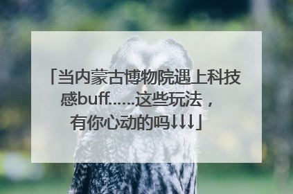 当内蒙古博物院遇上科技感buff……这些玩法，有你心动的吗↓↓↓