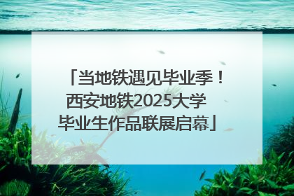 当地铁遇见毕业季！西安地铁2025大学毕业生作品联展启幕