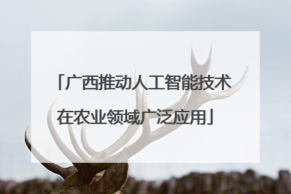 广西推动人工智能技术在农业领域广泛应用