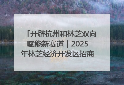开辟杭州和林芝双向赋能新赛道｜2025年林芝经济开发区招商引资（杭州）推介展销活动在杭举办