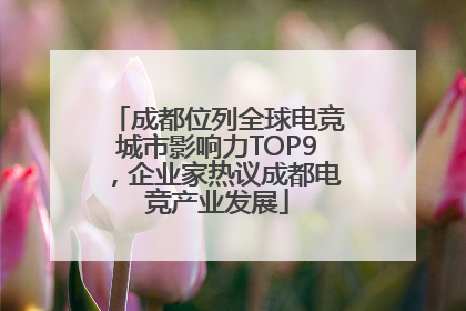 成都位列全球电竞城市影响力TOP9，企业家热议成都电竞产业发展