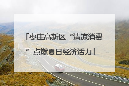 枣庄高新区“清凉消费”点燃夏日经济活力