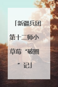 新疆兵团第十二师小草莓“破圈”记