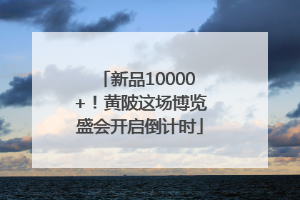 新品10000+！黄陂这场博览盛会开启倒计时