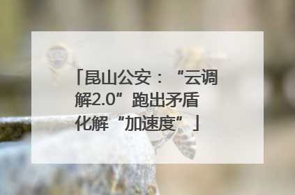昆山公安：“云调解2.0”跑出矛盾化解“加速度”