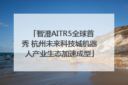 智澄AITR5全球首秀 杭州未来科技城机器人产业生态加速成型
