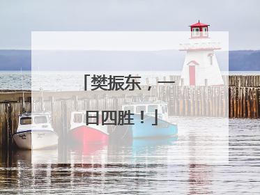 樊振东，一日四胜！