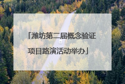 潍坊第二届概念验证项目路演活动举办