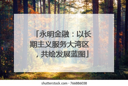 永明金融：以长期主义服务大湾区，共绘发展蓝图