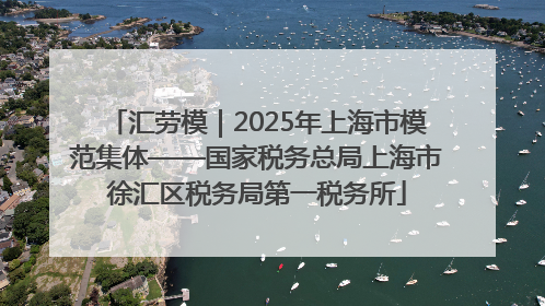 汇劳模｜2025年上海市模范集体——国家税务总局上海市徐汇区税务局第一税务所