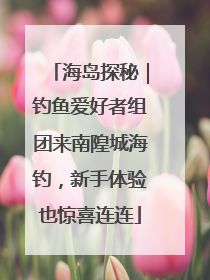 海岛探秘｜钓鱼爱好者组团来南隍城海钓，新手体验也惊喜连连