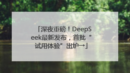 深夜重磅！DeepSeek最新发布，首批“试用体验”出炉→