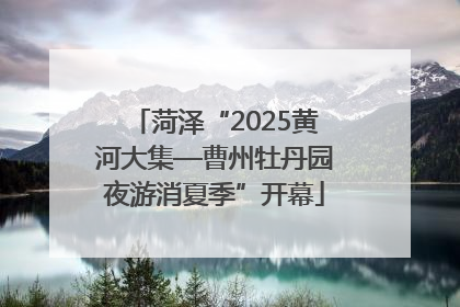菏泽“2025黄河大集—曹州牡丹园夜游消夏季”开幕