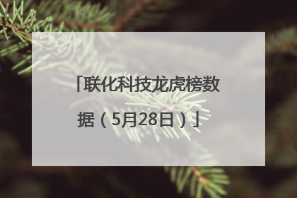 联化科技龙虎榜数据（5月28日）