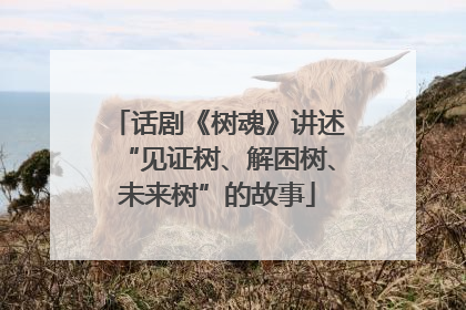 话剧《树魂》讲述“见证树、解困树、未来树”的故事