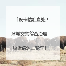 设卡精准查处！冰城交警综合治理垃圾清运三轮车