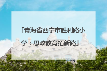 青海省西宁市胜利路小学：思政教育拓新路