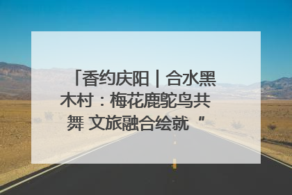 香约庆阳｜合水黑木村：梅花鹿鸵鸟共舞 文旅融合绘就“诗与远方”