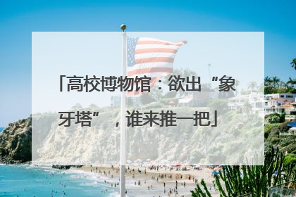高校博物馆：欲出“象牙塔”，谁来推一把