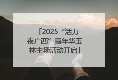 2025“活力夜广西”嘉年华玉林主场活动开启