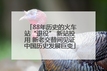 88年历史的火车站“退役” 新站投用 新老交替间见证中国历史发展巨变