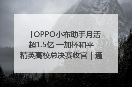 OPPO小布助手月活超1.5亿 一加杯和平精英高校总决赛收官｜通讯Plus·早报
