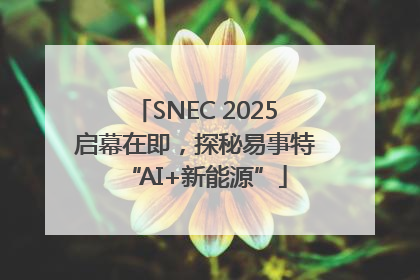 SNEC 2025启幕在即，探秘易事特“AI+新能源”